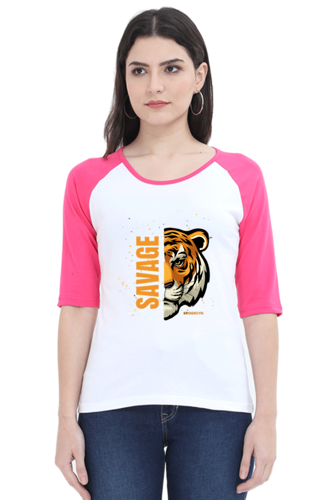 Female Round Neck Half Sleeve